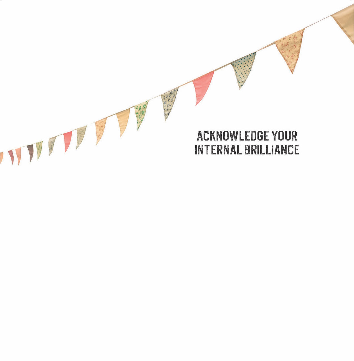 Acknowledge Your Internal Brilliance